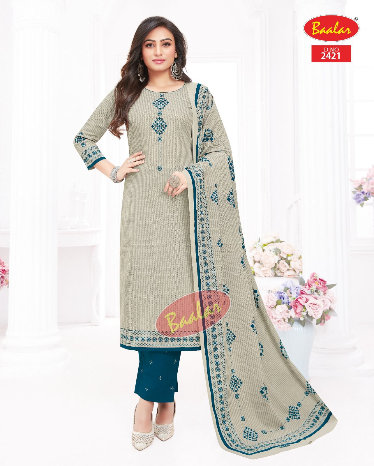 Zaara Vol 14 By Baalar Cotton Printed Dress Material Collection